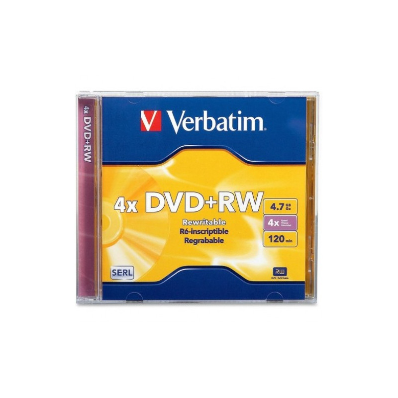 Verbatim DVD+RW, 4.7 GB,-1176
