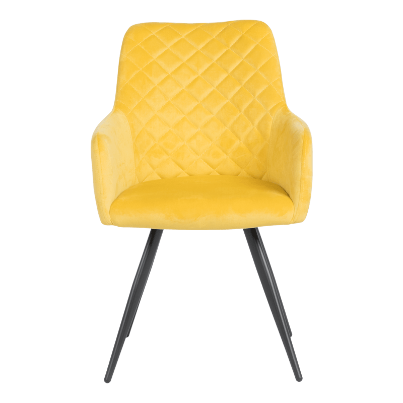 Трапезен стол ETON - жълт ⋙ на цена от 240.00лв  - Allegro-bg.com