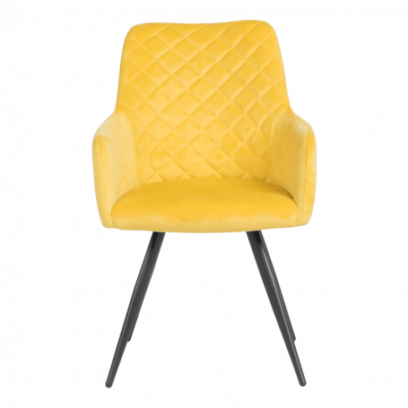 Трапезен стол ETON - жълт ⋙ на цена от 240.00лв  - Allegro-bg.com