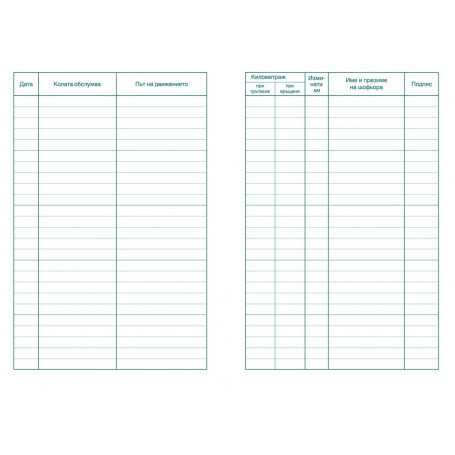 Пътна книжка, голяма  ⋙ на цена от 1.44лв  - Allegro-bg.com