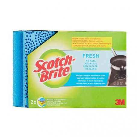 Гъба за съдове Scotch Brite™ Fresh Non Scratch Nailsaver, 2 бр.