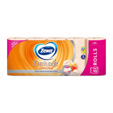 Тоалетна хартия Zewa Deluxe, 10 рула