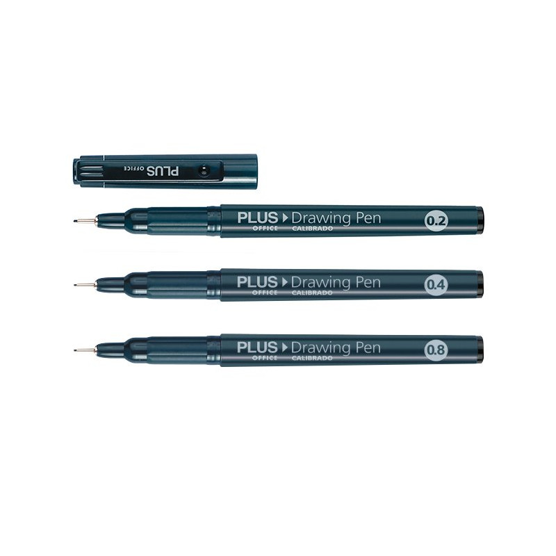 Маркери-тънкописци Plus  ⋙ на цена от 8.34лв  - Allegro-bg.com