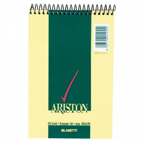 Бележник Ariston, А6, спирала,-1596