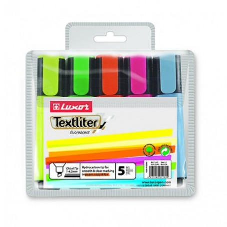 Текстмаркер Luxor, комплект 5-1657