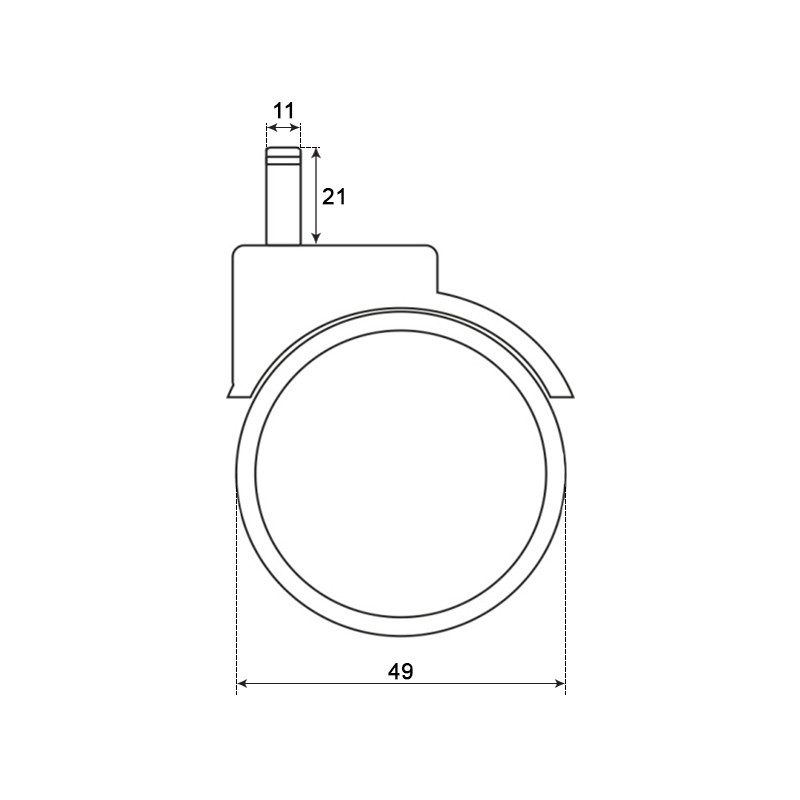 Колело за офис стол -  ⋙ на цена от 3.60лв  - Allegro-bg.com
