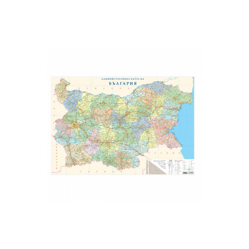 Карта на България, 70-1939