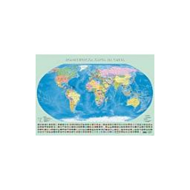 Карта на Света, политическа,-1943