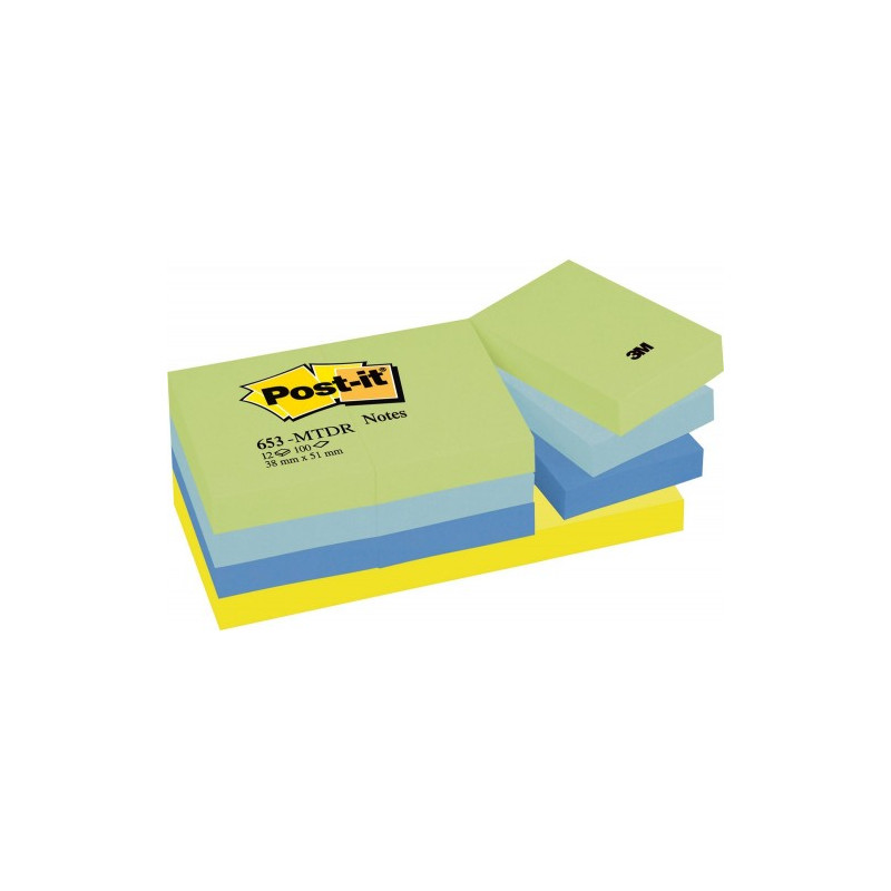 Лепящи листчета Post-it 653MTDR,-2137