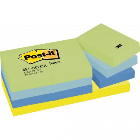 Лепящи листчета Post-it 653MTDR,-2137