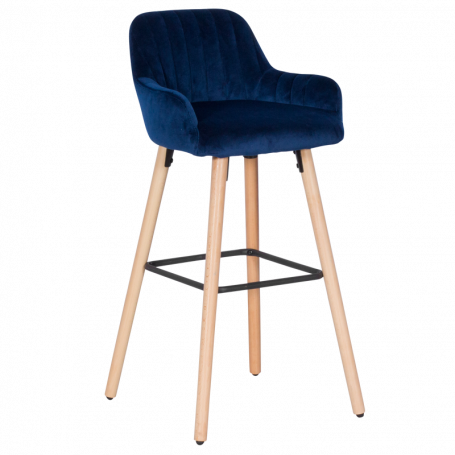 БАР СТОЛ 3082 ТЪМНО СИН ⋙ на цена от 156.00лв  - Allegro-bg.com