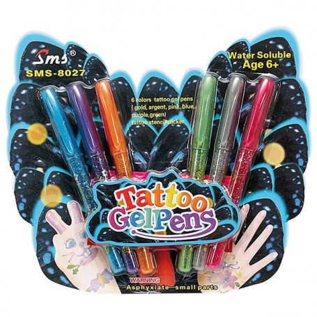 Комплект химикалки с TATOO ефект - 020000