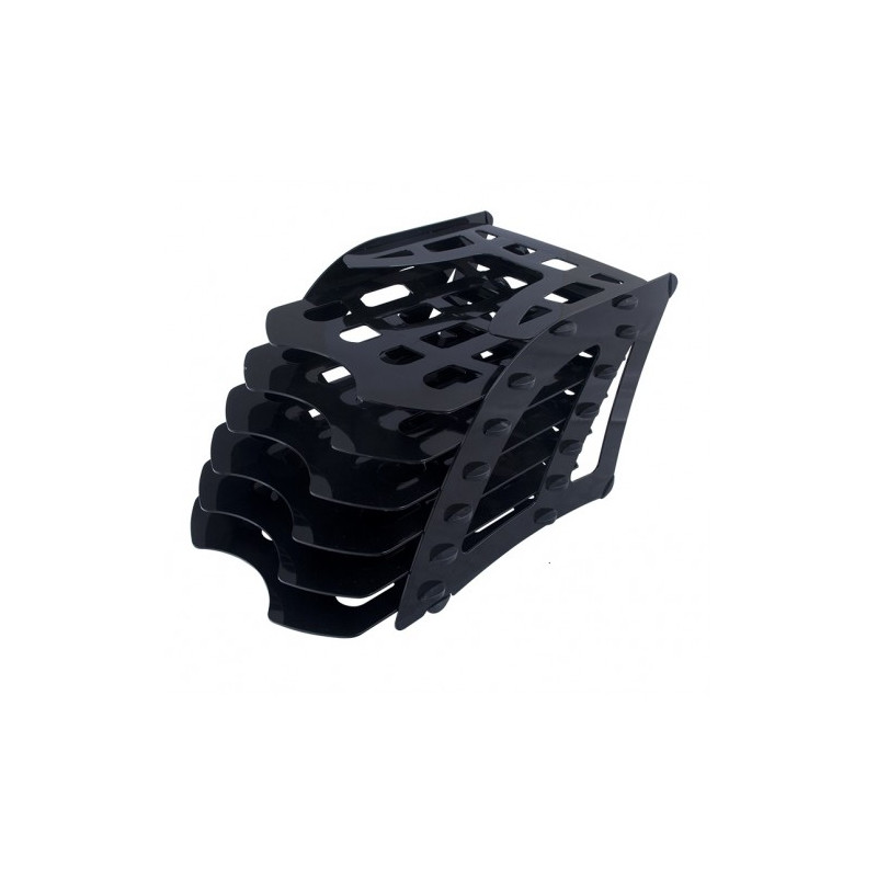 Хоризонтална поставка 6-в-1, черна-2390