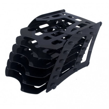 Хоризонтална поставка 6-в-1, черна-2390