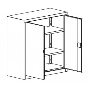 Метален офис шкаф Sbm 102 ⋙ на цена от 407.50лв  - Allegro-bg.com 2