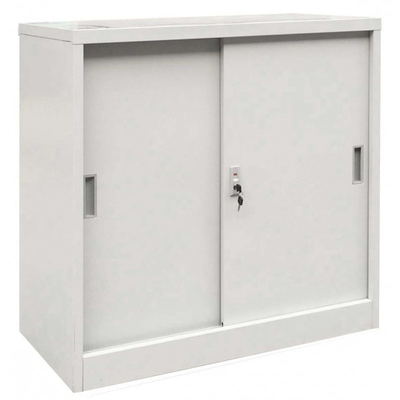 Метален офис шкаф нисък  ⋙ на цена от 249.17лв  - Allegro-bg.com