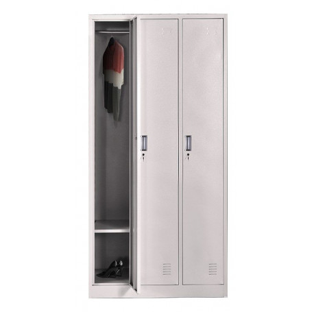 Троен метален гардероб ⋙ на цена от 332.50лв  - Allegro-bg.com