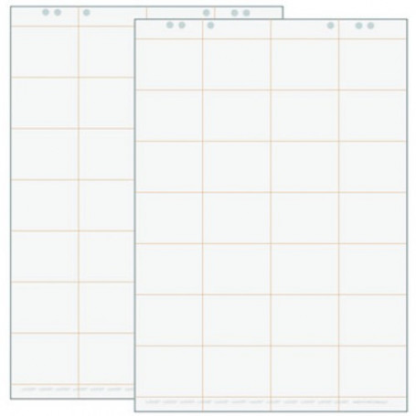 Бележник за флипчарт, кариран,-2724