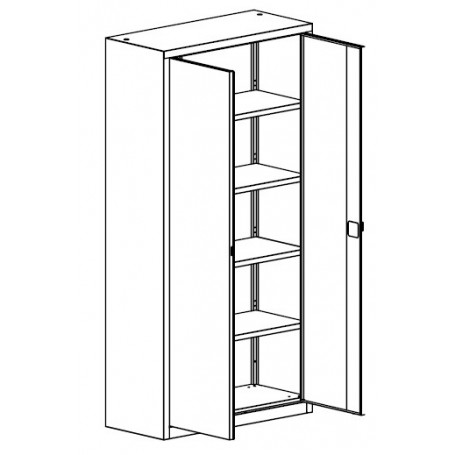 Метален офис шкаф Sbm 202 ⋙ на цена от 524.17лв  - Allegro-bg.com