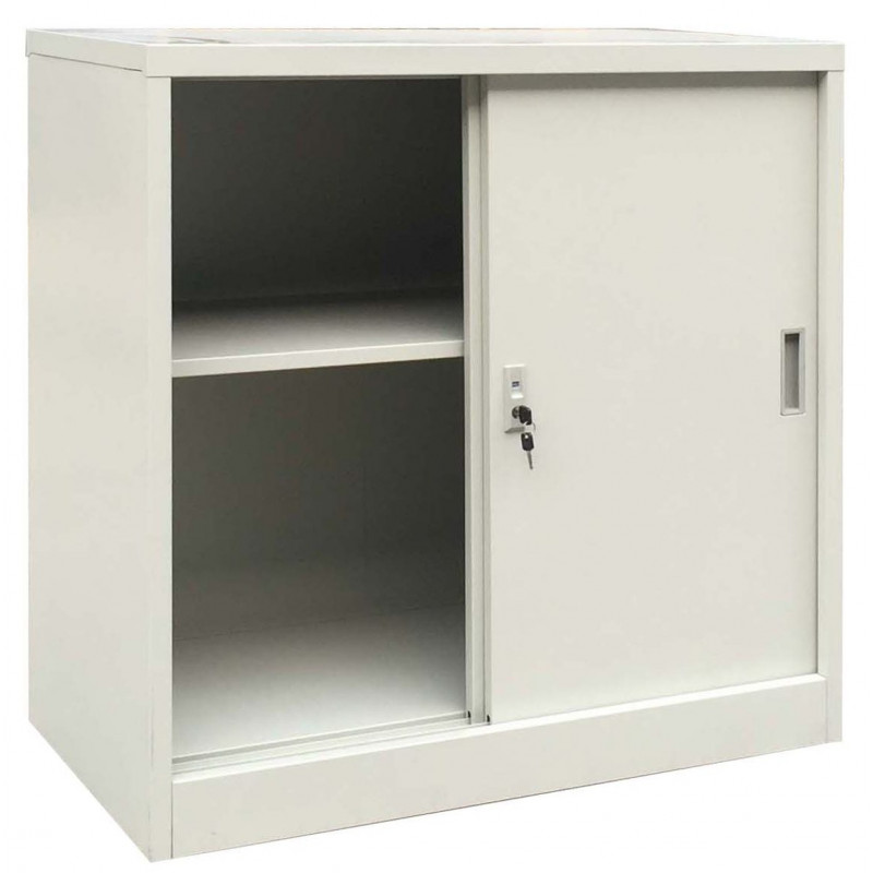 Метален офис шкаф нисък  ⋙ на цена от 249.17лв  - Allegro-bg.com