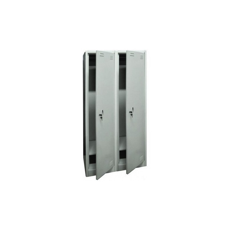 Двоен метален гардероб ⋙ на цена от 249.17лв  - Allegro-bg.com