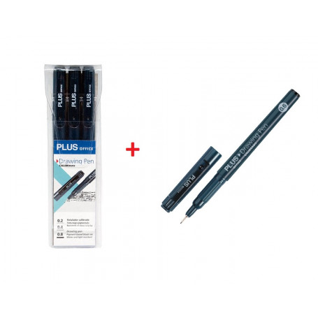 Маркери-тънкописци Plus  ⋙ на цена от 8.34лв  - Allegro-bg.com