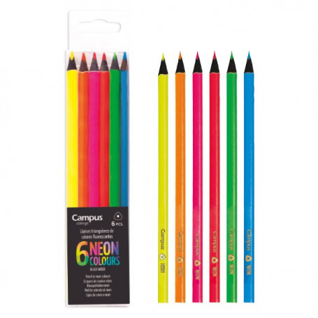 Цветни моливи Neon, 6 бр. 131516