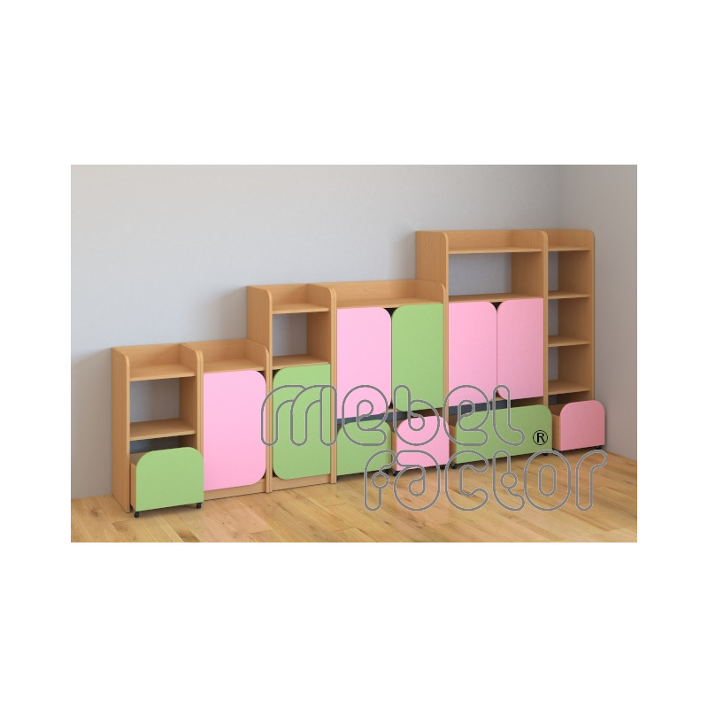 Двоен шкаф с четири нива ⋙ на цена от 254.40лв  - Allegro-bg.com