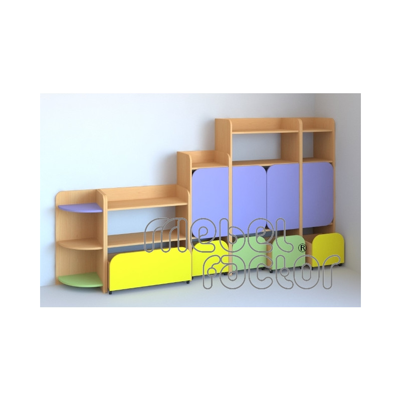 Двоен шкаф с четири нива ⋙ на цена от 285.60лв  - Allegro-bg.com