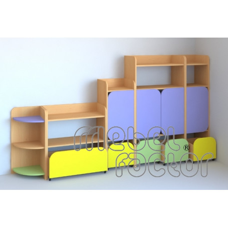 Двоен шкаф с четири нива ⋙ на цена от 285.60лв  - Allegro-bg.com