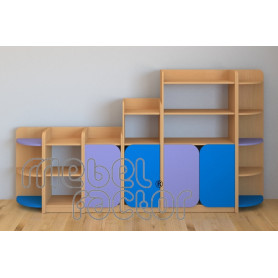 Единичен шкаф с две нива ⋙ на цена от 144.00лв  - Allegro-bg.com 2