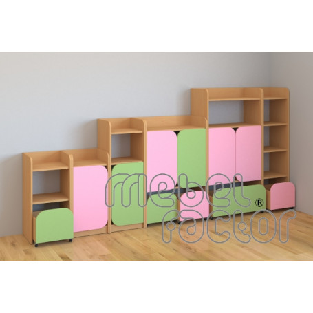 Единичен шкаф с две нива ⋙ на цена от 165.60лв  - Allegro-bg.com