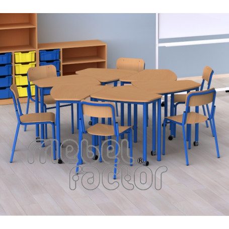 Ученическа, модулна маса ⋙ на цена от 112.80лв  - Allegro-bg.com