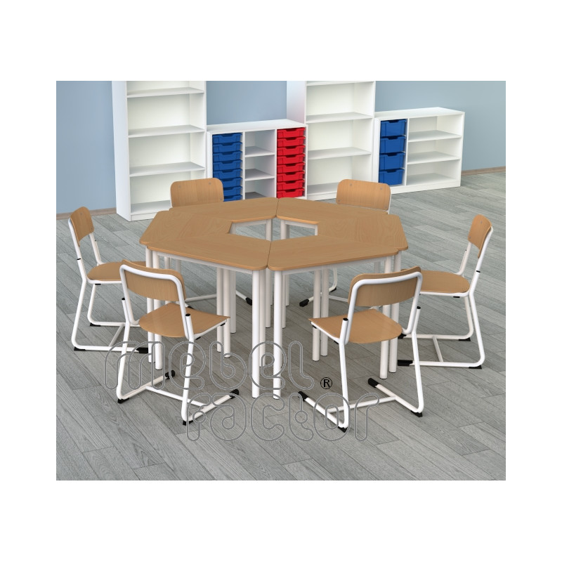 Ученическа, модулна маса ⋙ на цена от 105.60лв  - Allegro-bg.com