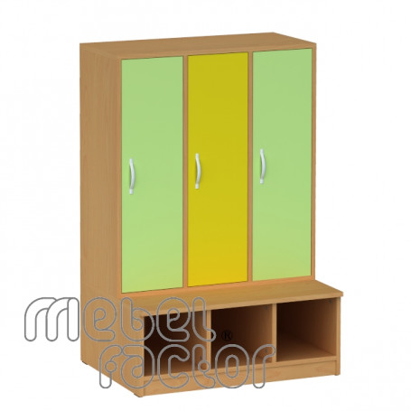 Трикрилен детски гардероб ⋙ на цена от 384.00лв  - Allegro-bg.com