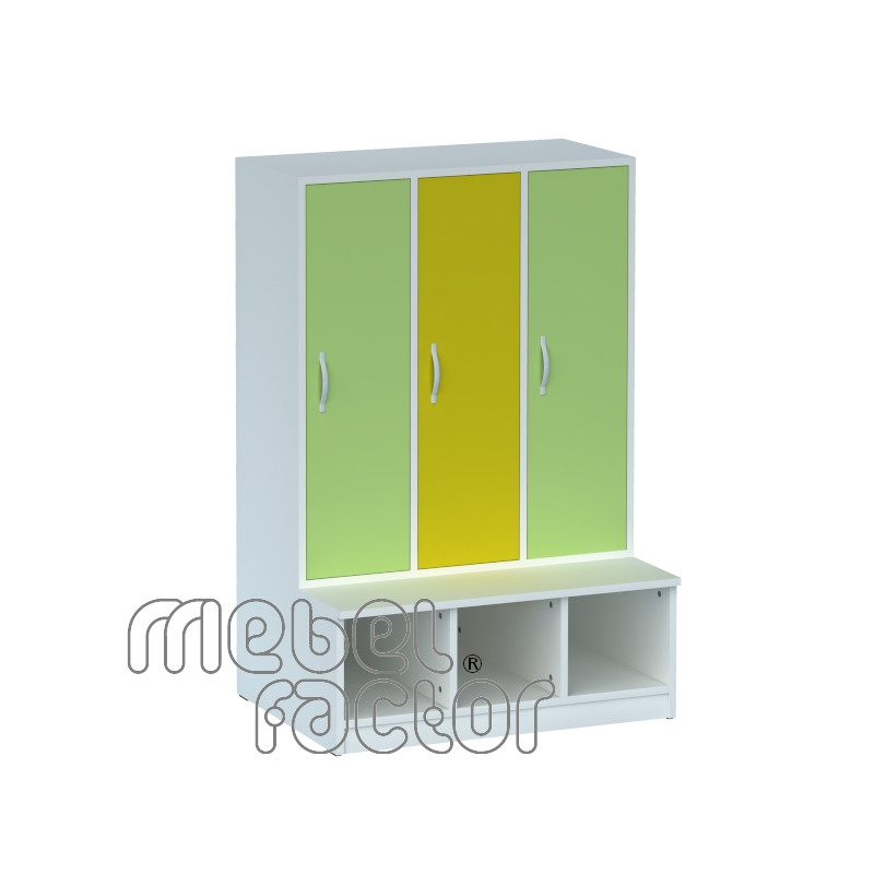 Трикрилен детски гардероб ⋙ на цена от 384.00лв  - Allegro-bg.com