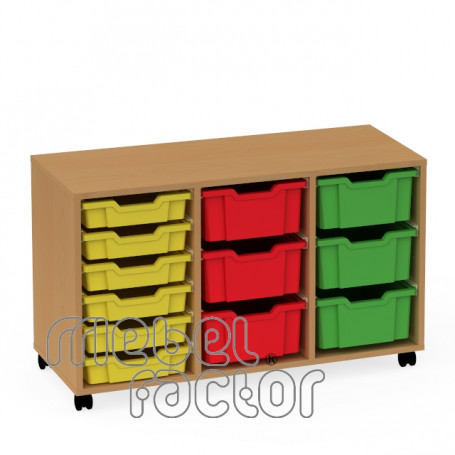 Подвижен троен шкаф ФЛЕКС ⋙ на цена от 432.00лв  - Allegro-bg.com