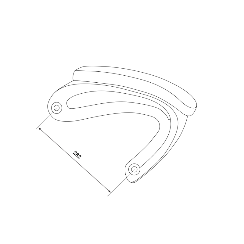 Подлакътник за офис стол  ⋙ на цена от 25.20лв  - Allegro-bg.com