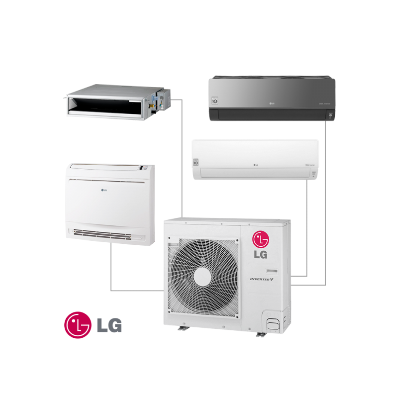 Мултисплит система LG  ⋙ на цена от 3516.00лв  - Allegro-bg.com