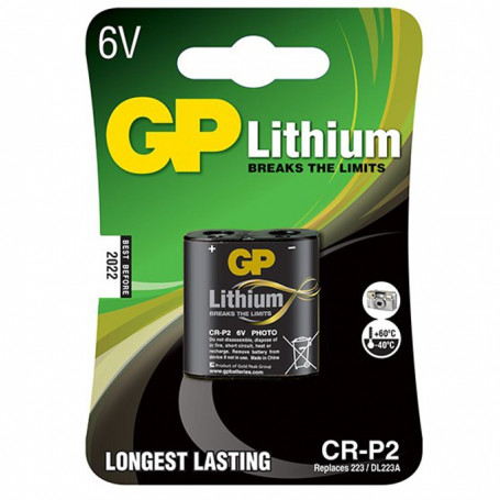 Батерия GP CR-Р2, 6V, 1 бр., фото-литиева 150520