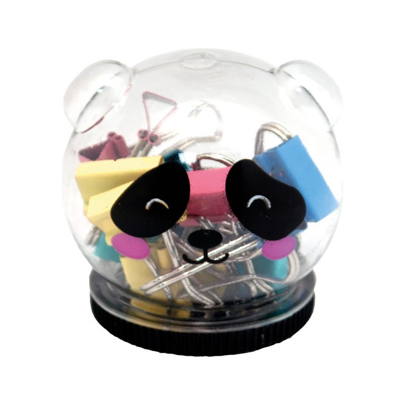 Щипки за документи Panda, 16 бр., 19 мм, цветни 260125