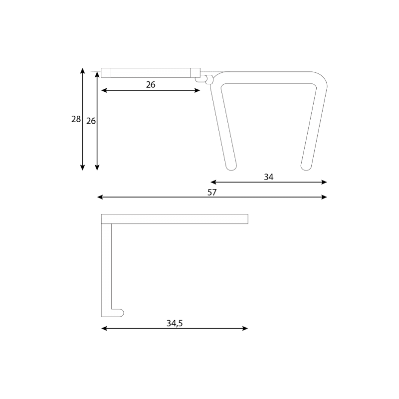 Масичка за посетителски  ⋙ на цена от 46.80лв  - Allegro-bg.com