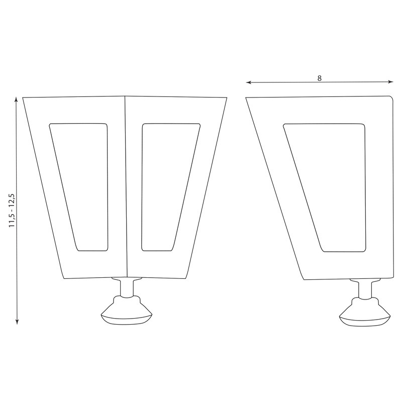 Комплект крака за метален ⋙ на цена от 24.00лв  - Allegro-bg.com