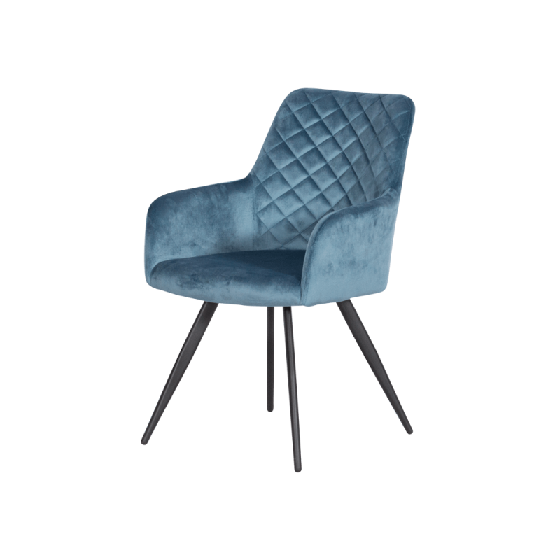 Трапезен стол ETON - син ⋙ на цена от 249.60лв  - Allegro-bg.com