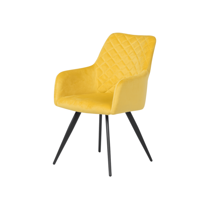 Трапезен стол ETON - жълт ⋙ на цена от 249.60лв  - Allegro-bg.com