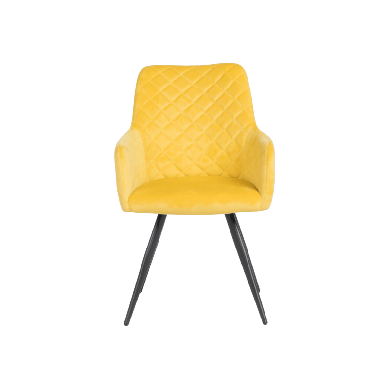 Трапезен стол ETON - жълт ⋙ на цена от 249.60лв  - Allegro-bg.com