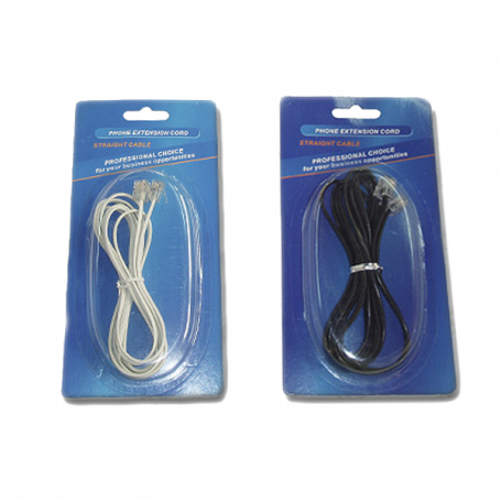 Телефонен кабел - линеен  ⋙ на цена от 0.86лв  - Allegro-bg.com