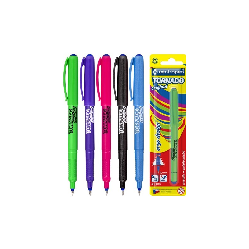 Ролер Centropen Tornado 2675, 0.3 мм, син 170884