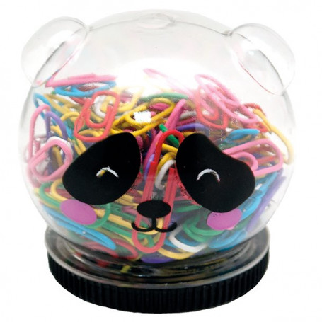 Кламери Panda, 28 мм, 150 бр., цветни 110102