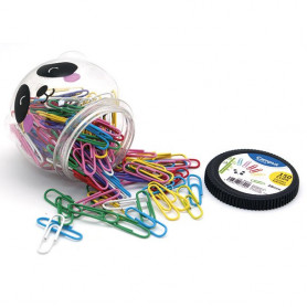 Кламери Panda, 28 мм, 150 бр., цветни 110102 2